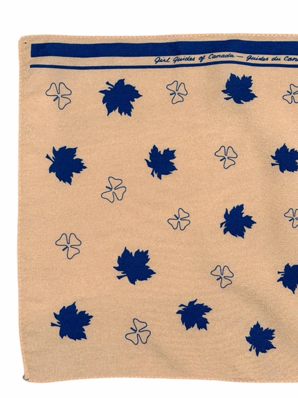 Vintage 80's Official Girl Guide Rectangle Scarf - Picture 5 of 11